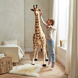 Cuddleco standing giraffe plush toy 135cm, UK version