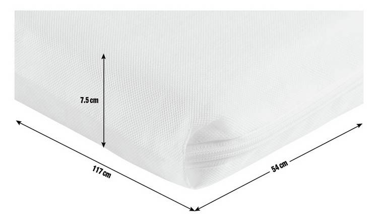 Cuggl 117 x 54cm Fibre Cot Mattress