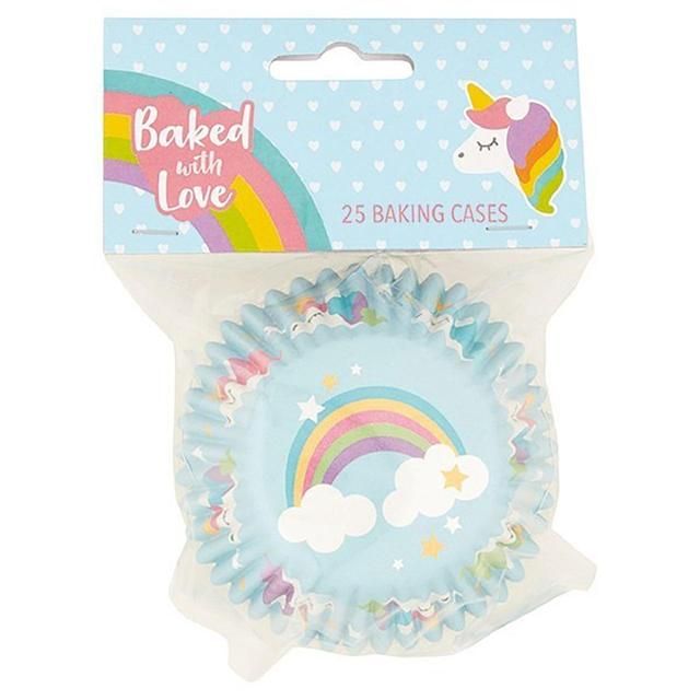 Culpitt 25 Foil Lined Cupcake Cases, Unicorn