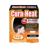 Cura-Heat Heat Patch Pain Relief Neck Direct To Skin   3 per pack