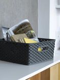 Curver Curver My Style Medium Rectangular Storage Basket Anthracite 13 Litre