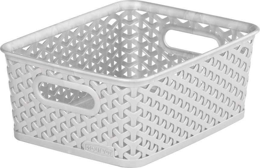 Curver Small 4L My Style Small Rectangular Grey Storage Basket