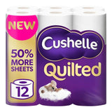 Cushelle Quilted Toilet Rolls   12 per pack