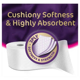 Cushelle Quilted Toilet Rolls   6 per pack