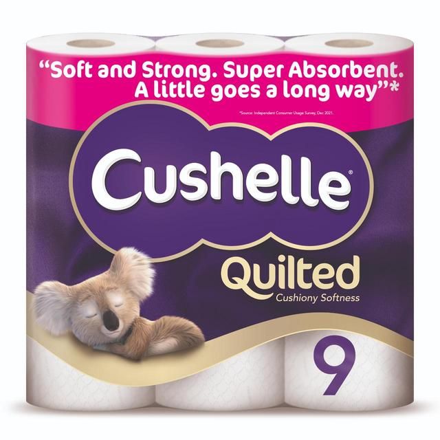 Cushelle Quilted Toilet Rolls White Default Title