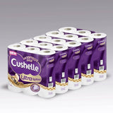 Cushelle Ultra Quilted 3-Ply Toilet Tissue, 45 Rolls