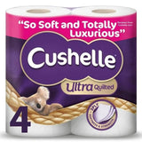 Cushelle Ultra Quilted Toilet Rolls x4