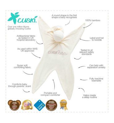 Cuskiboo Cream Baby Comforter