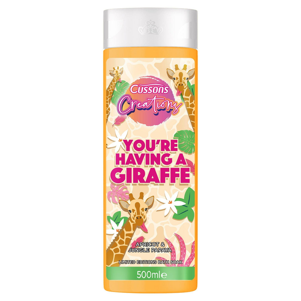 Cussons Creations Apricot & Jungle Papaya Bath Soak, Limited Edition 500ml