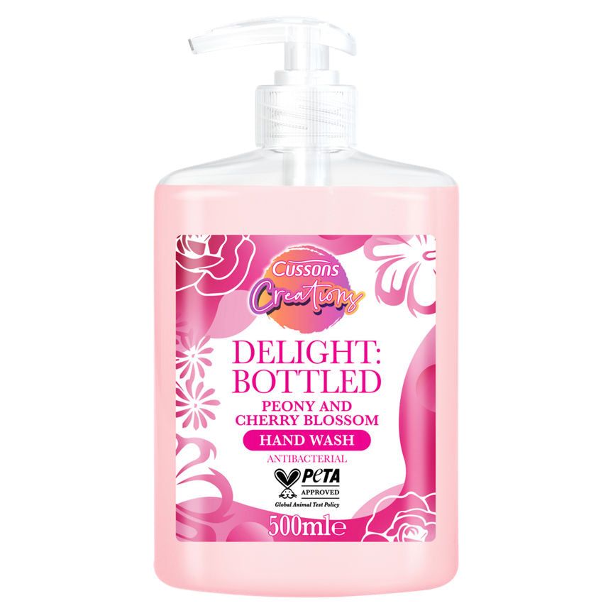 Cussons Creations Peony &amp;amp; Cherry Blossom Hand Wash 500ml