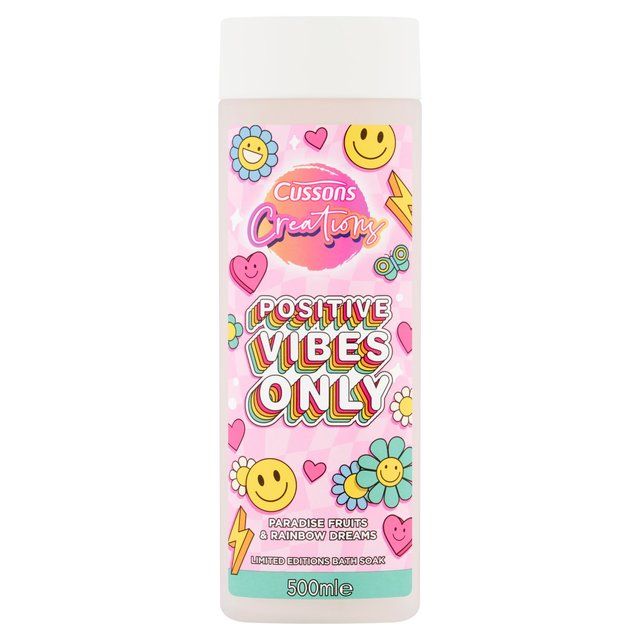 Cussons Creations Positive Vibes Only Bubble Bath   500ml