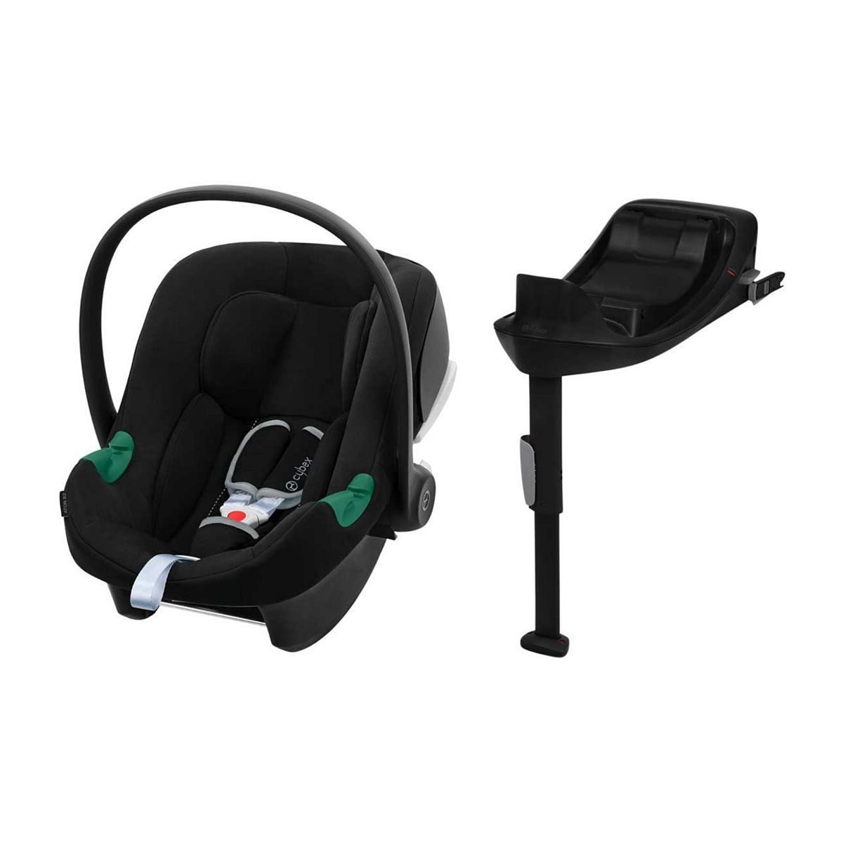 Cybex Aton B2 &amp; Base One (iSize Infant Carrier & Base) - Volcano Black