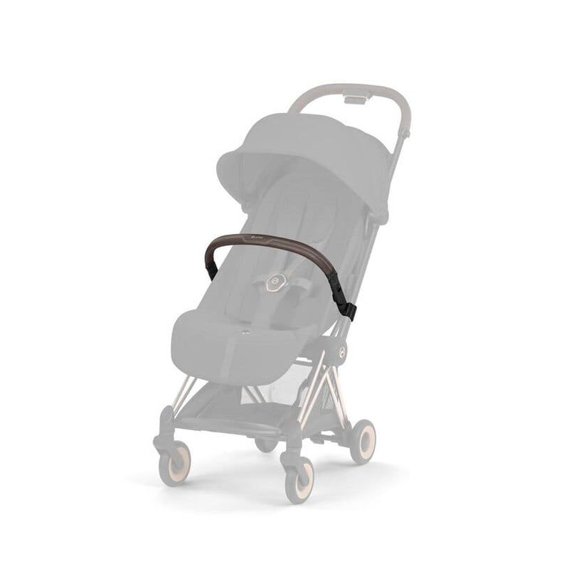 Cybex Coya bumper bar dark brown for pushchair (British brand)
