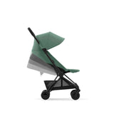 Cybex COYA Stroller - Matt Black/Leaf Green