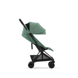 Cybex COYA Stroller - Matt Black/Leaf Green