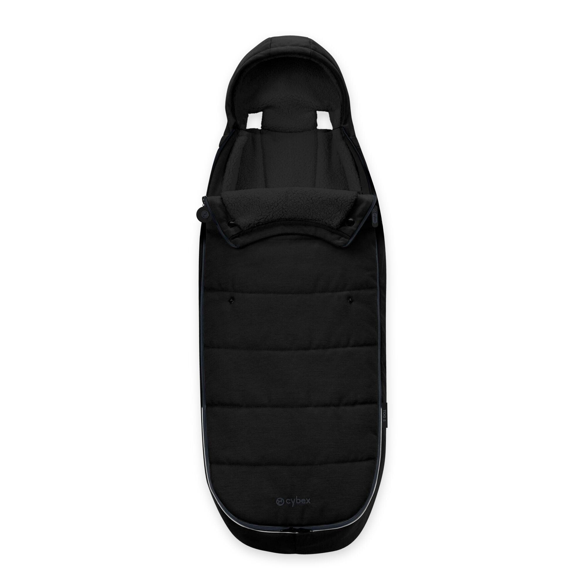 Cybex Gold Footmuff Moon Black stroller accessory, UK version