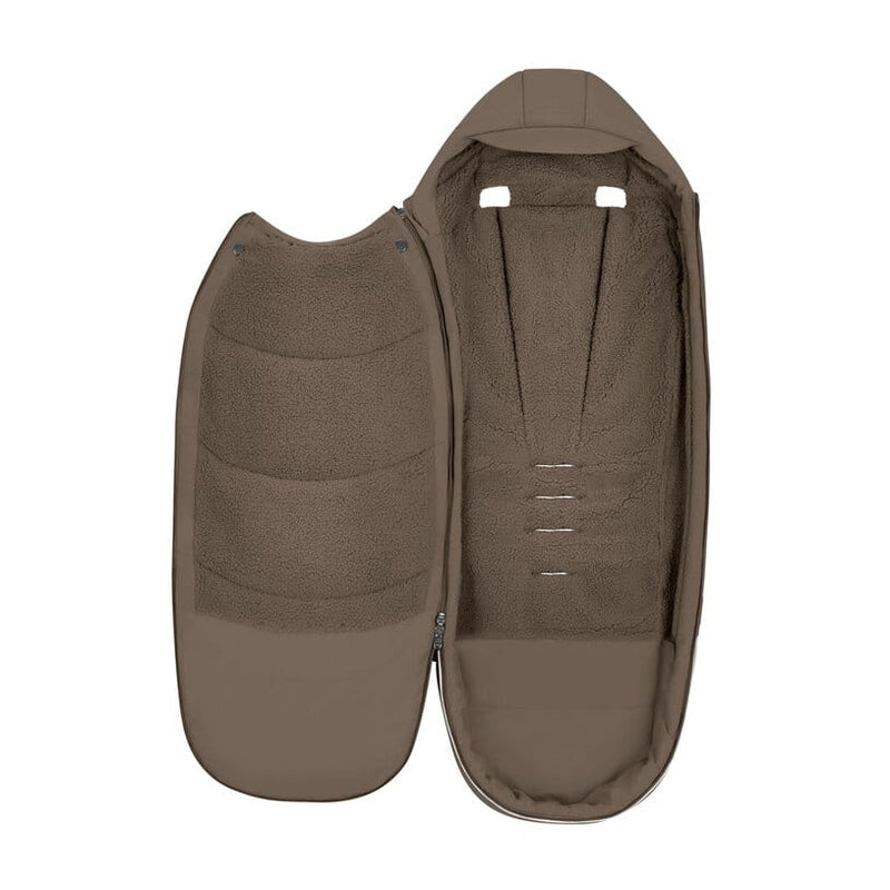 Cybex Platinum Footmuff in Coconut Brown, UK version