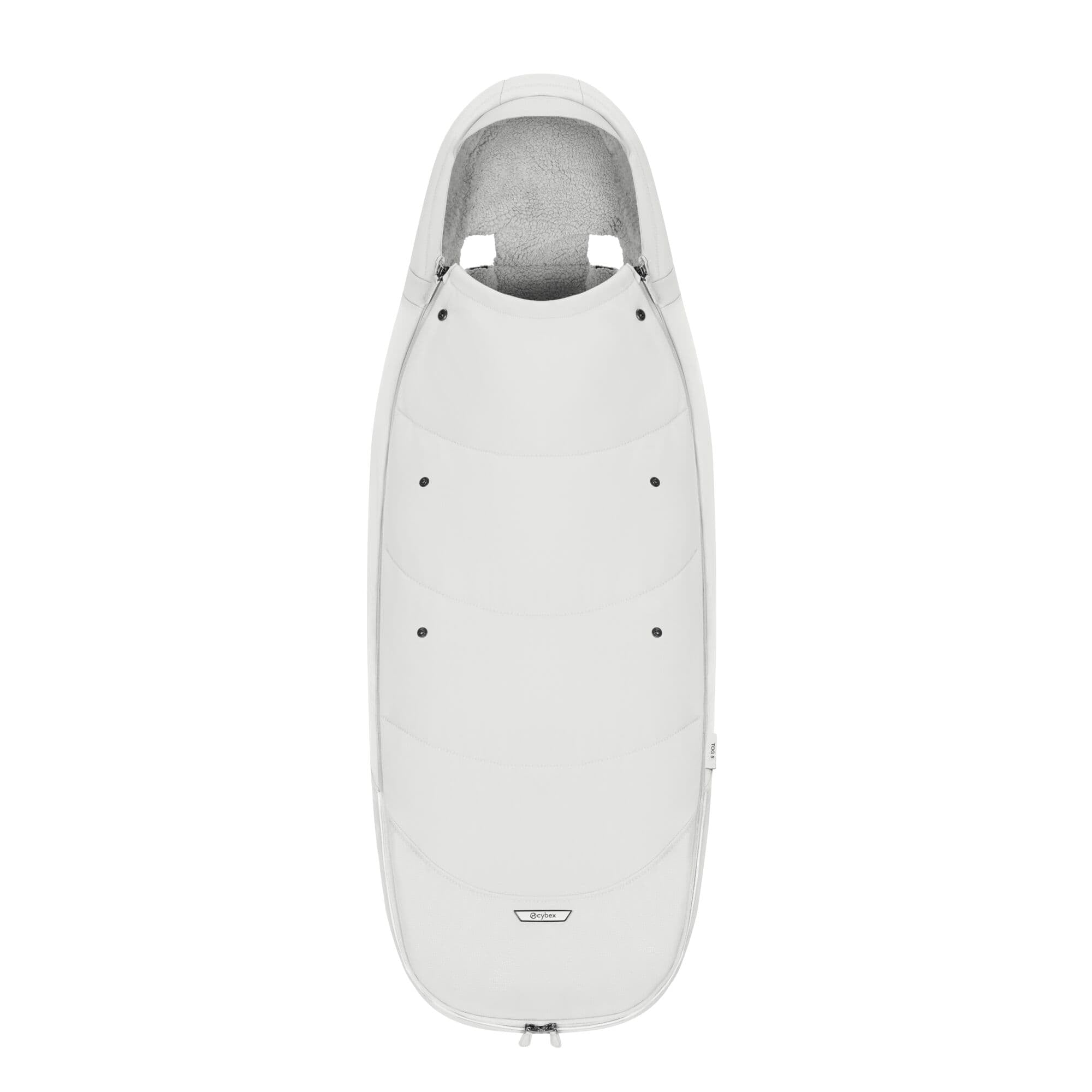 Cybex Platinum footmuff in off white for pushchair, UK version