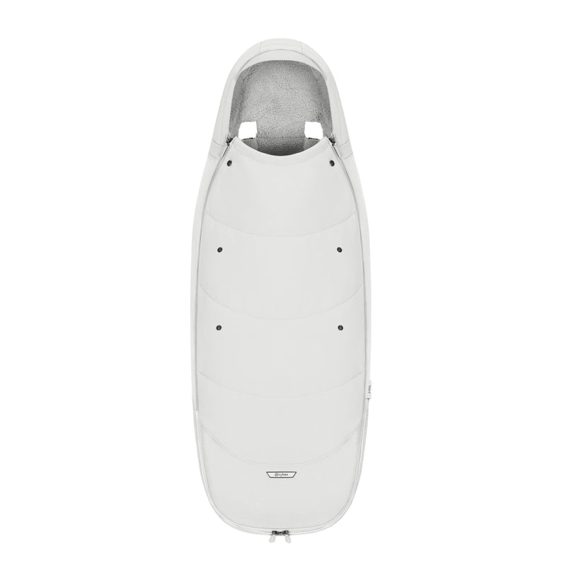 Cybex Platinum footmuff in off white for pushchair, UK version