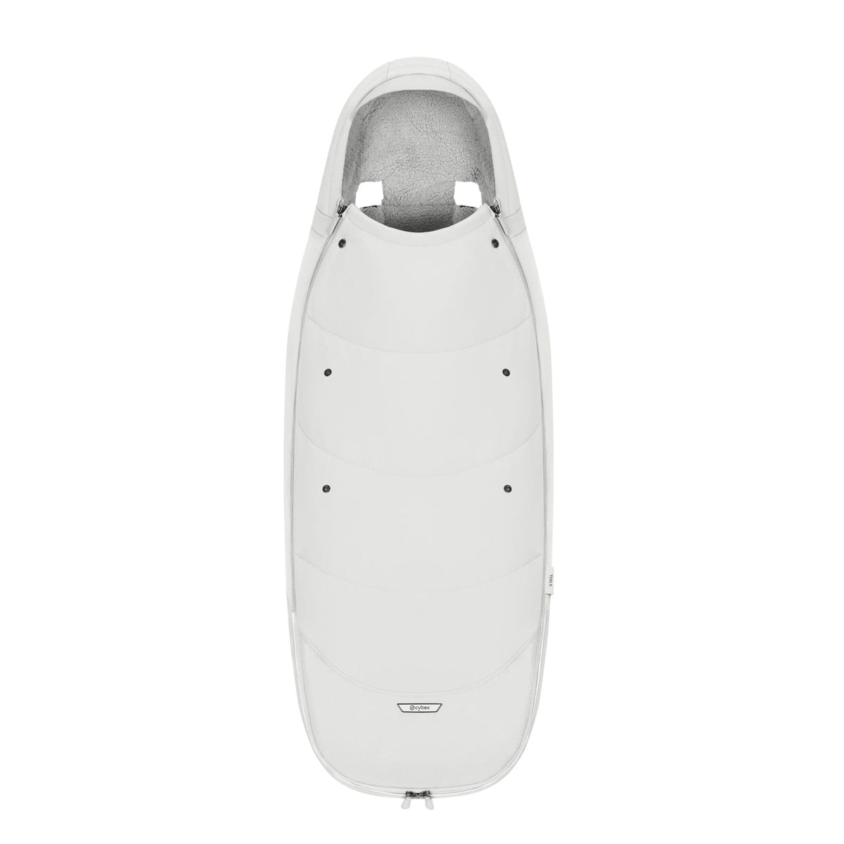 Cybex Platinum footmuff in off white for pushchair, UK version