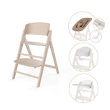 Cybex Click & Fold 4in1 highchair in All Natural light - British product