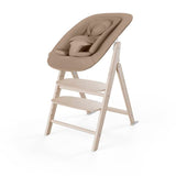 Cybex Click & Fold 4in1 highchair in All Natural light - British product