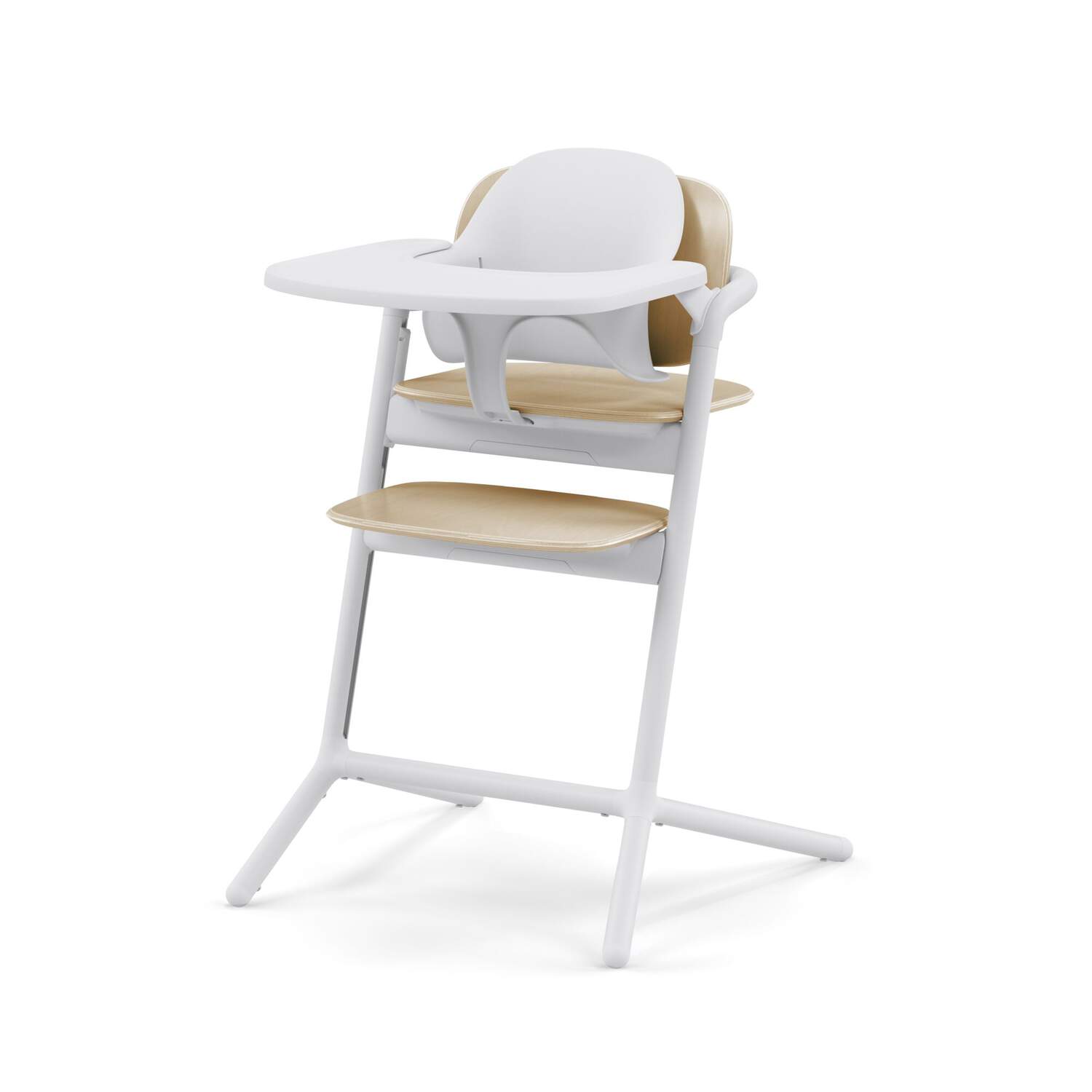 Cybex Lemo highchair with comfort inlay Sand White, imported from the UK