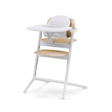 Cybex Lemo highchair with comfort inlay Sand White, imported from the UK