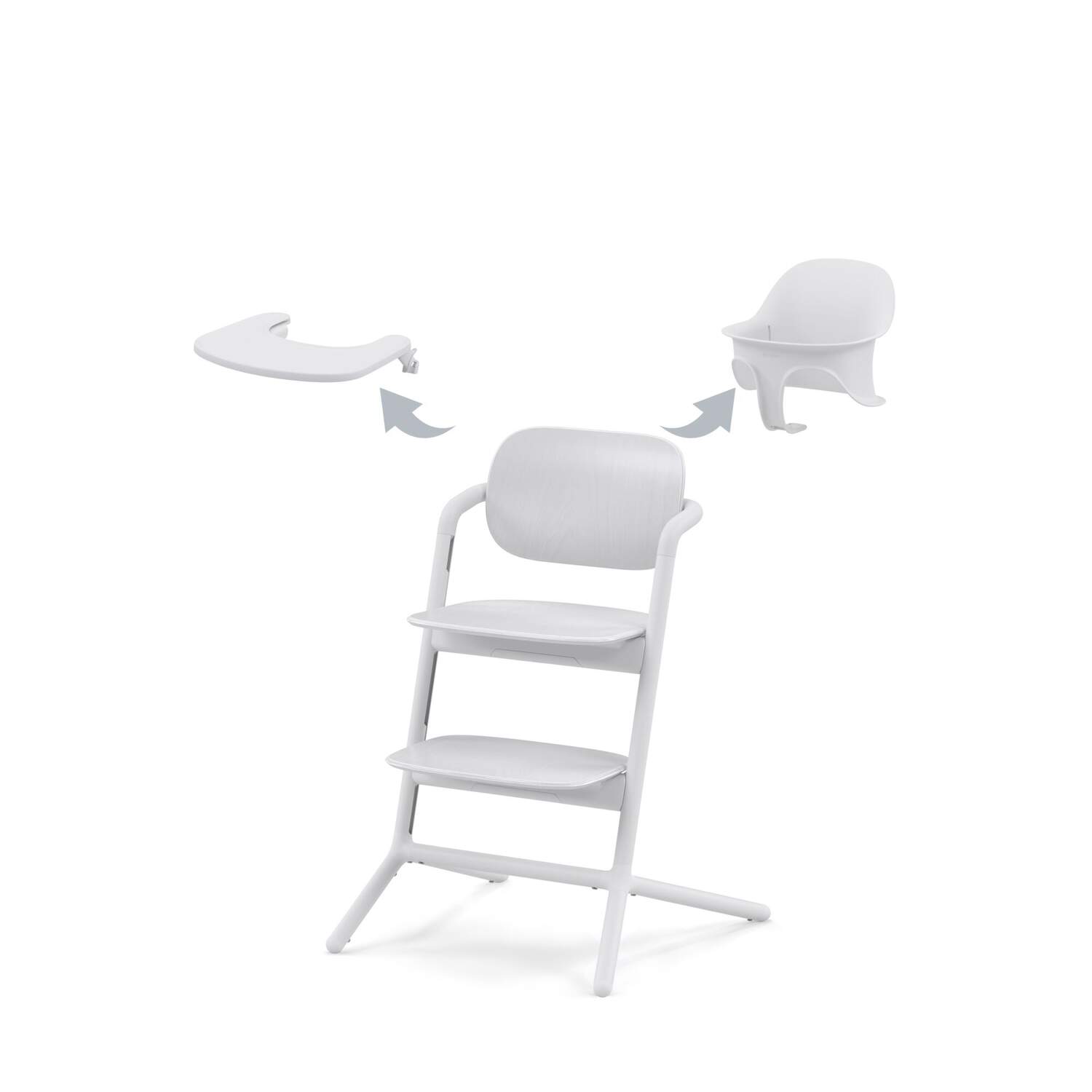 Cybex Lemo 3-in-1 highchair white beech wood - British product