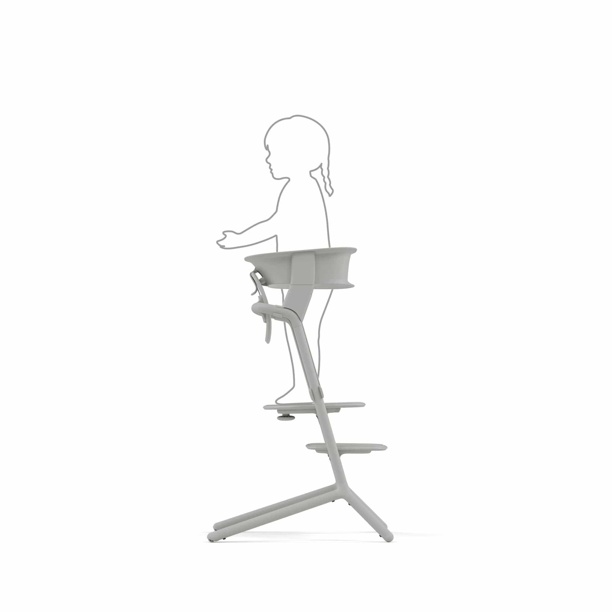 Cybex LEMO Learning Tower Set Suede Grey (British brand)