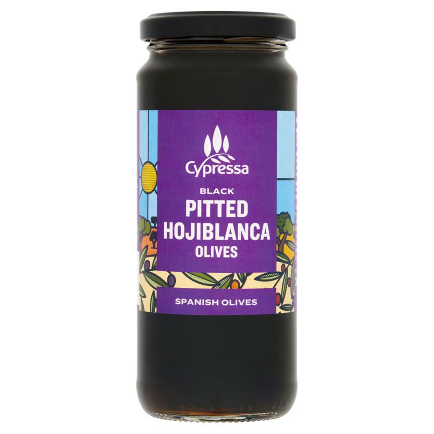 Cypressa Jar Of Pitted Black Olives in Brine