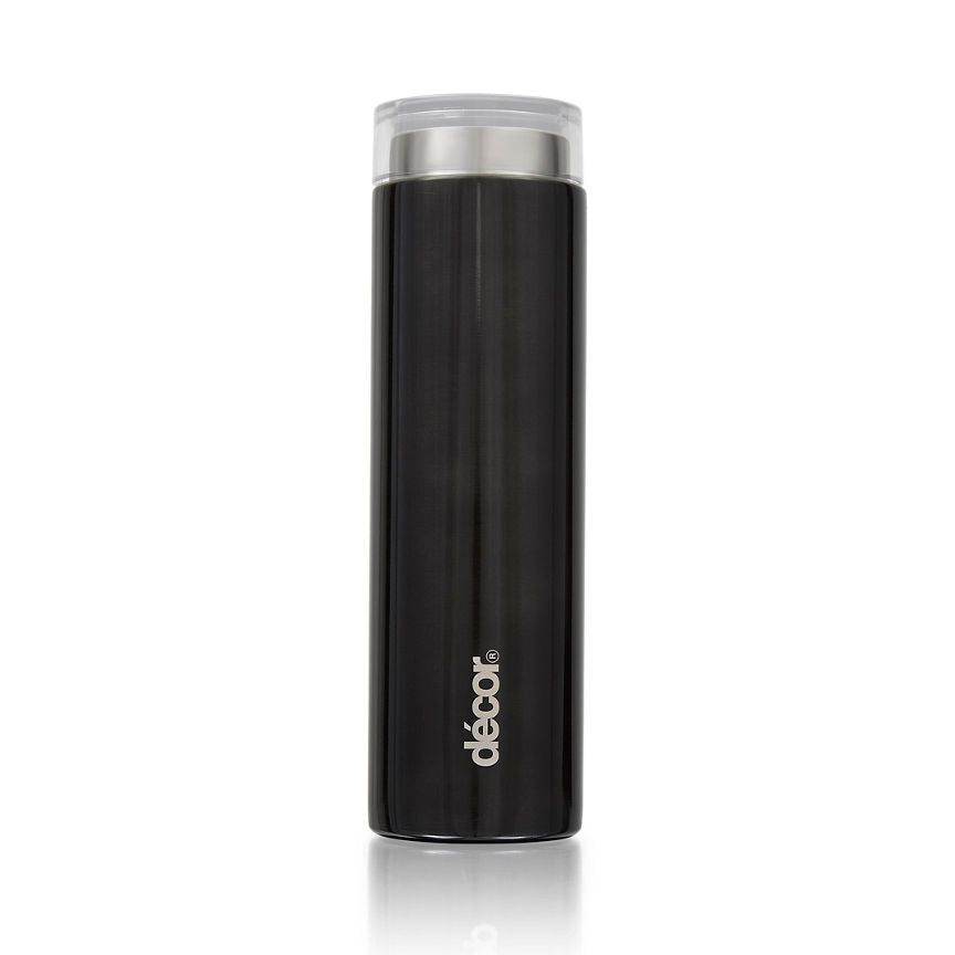 D&amp;eacute;cor Black Mini Flask