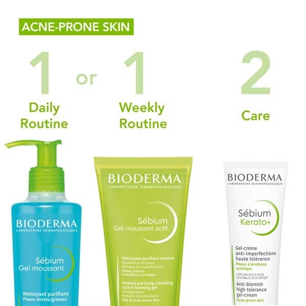 Bioderma Sebium Kerato+ Gel Cream For Acne Prone Skin 30Ml