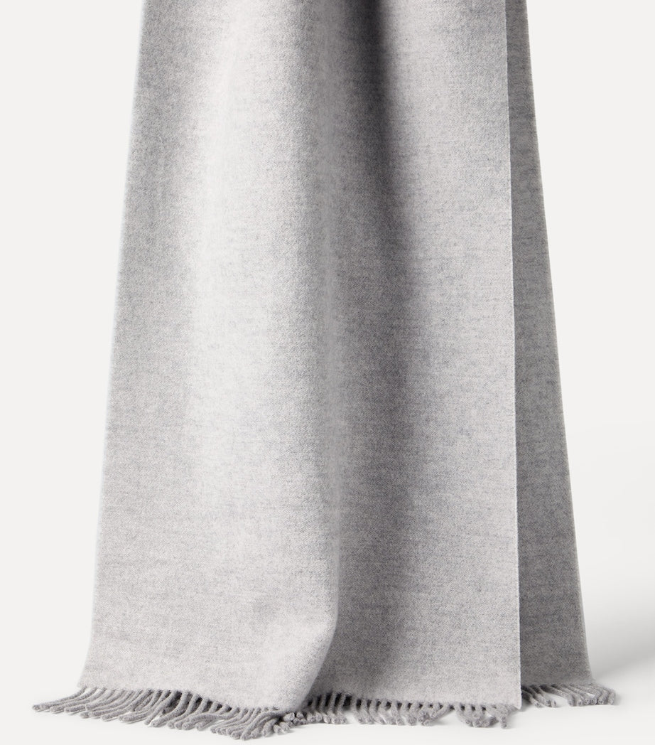 Brunello Cucinelli wool-cashmere hooded scarf 50x240cm (British brand)
