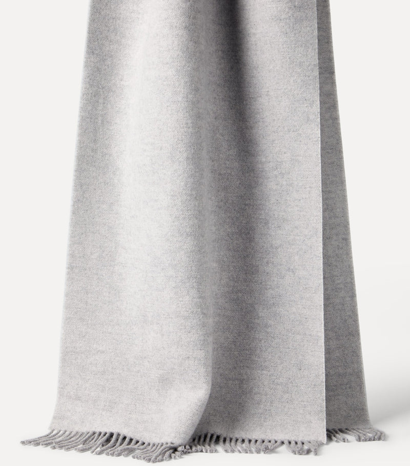 Brunello Cucinelli wool-cashmere hooded scarf 50x240cm (British brand)