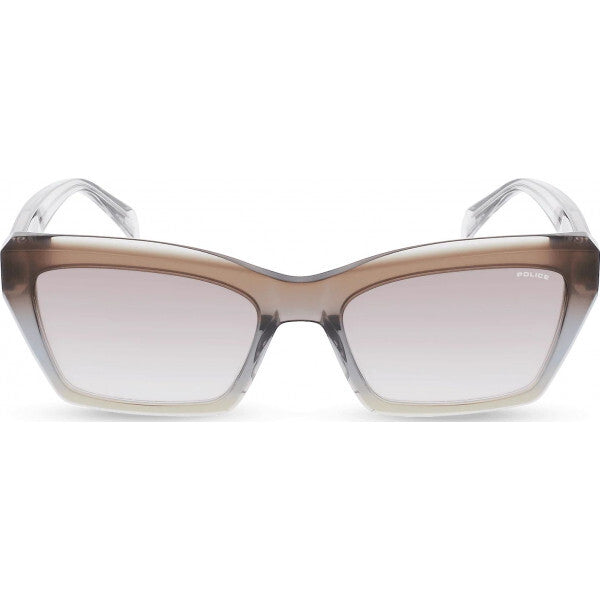 Police brown SPLG22 56mm sunglasses (British brand)