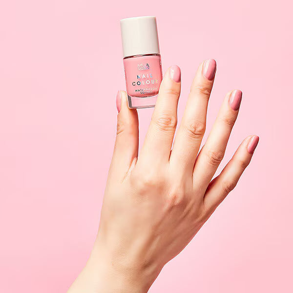 MUA nail polish in Watermelon Sorbet shade, imported from the UK