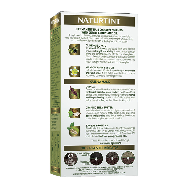 Naturtint permanent hair colour Dark Chocolate Blonde, UK version