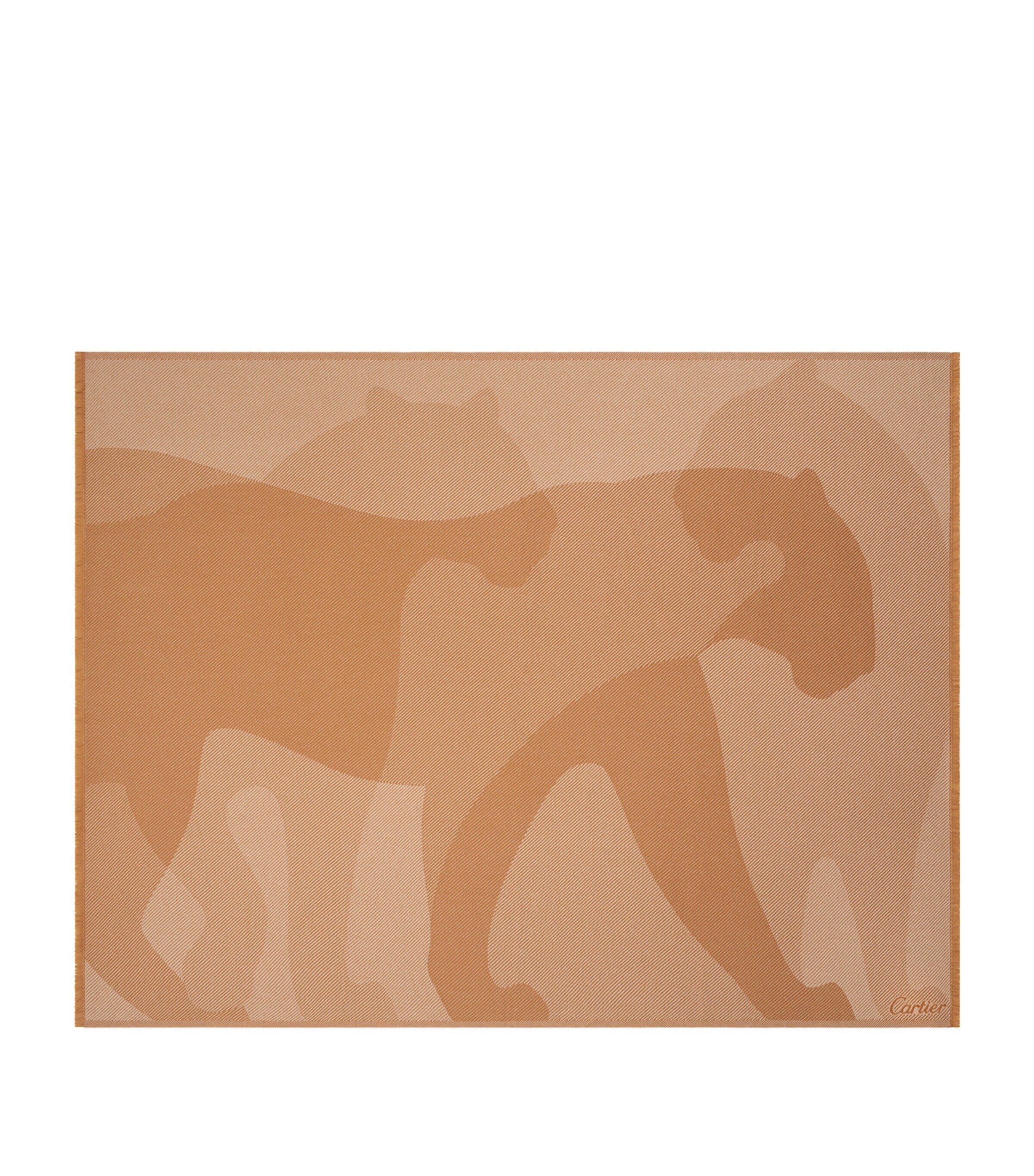 Cartier Wool-Cashmere Panthère de Cartier blanket 190cm x 140cm - British product
