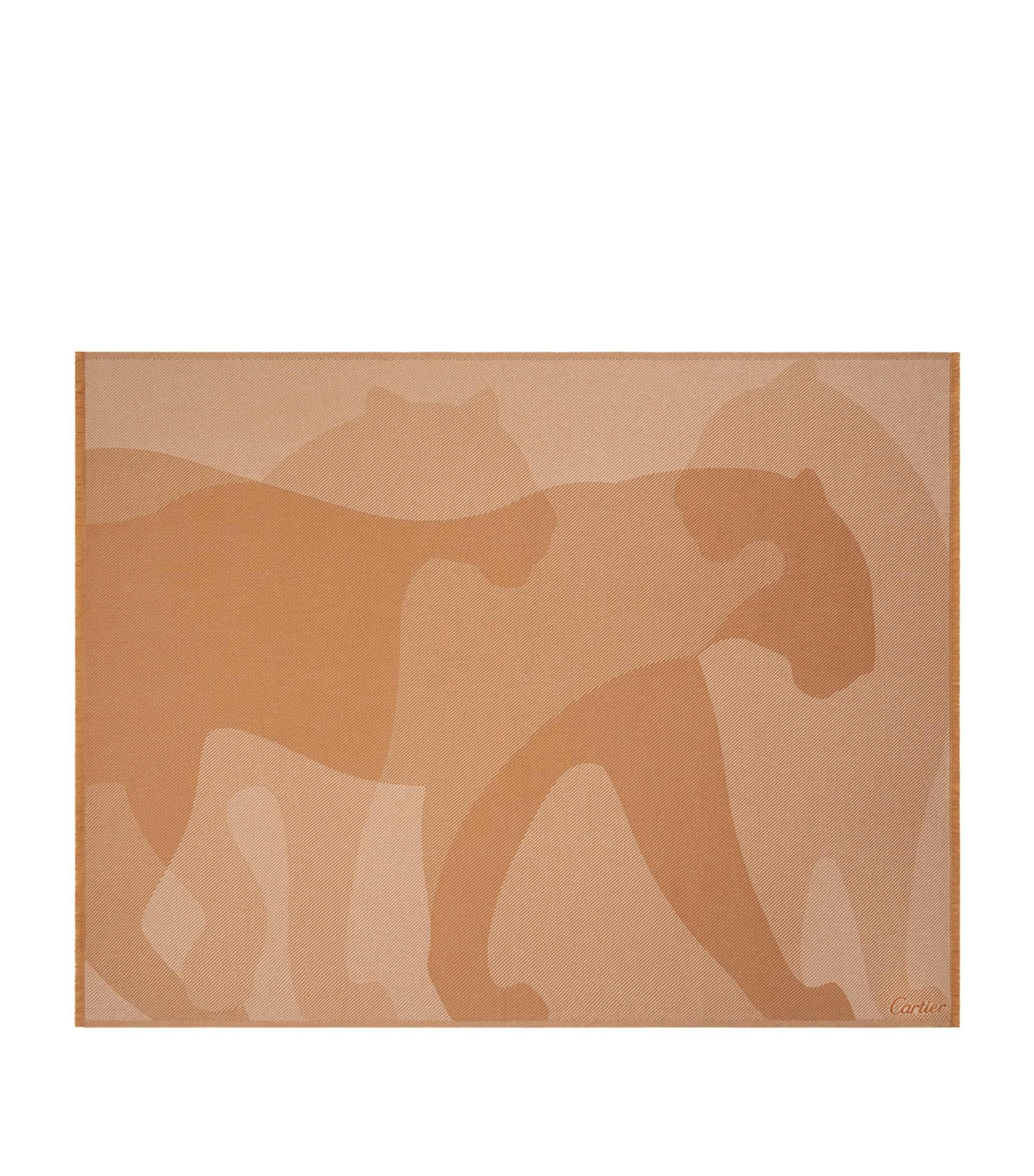 Cartier Wool-Cashmere Panthère de Cartier blanket 190cm x 140cm - British product