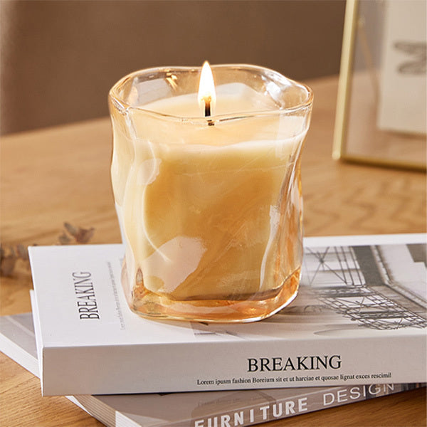 Livingandhome Lime and Citrus soy wax candle - British product
