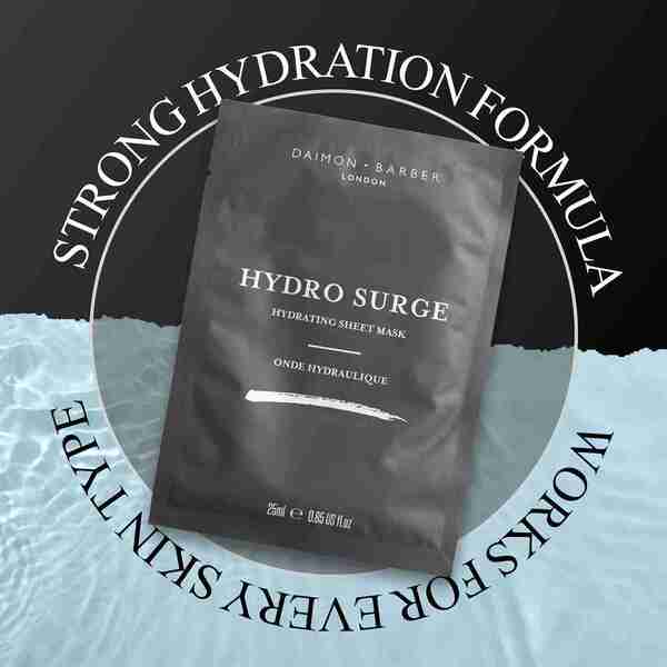 Daimon Barber Hydro Surge sheet mask 5 pack (British brand)