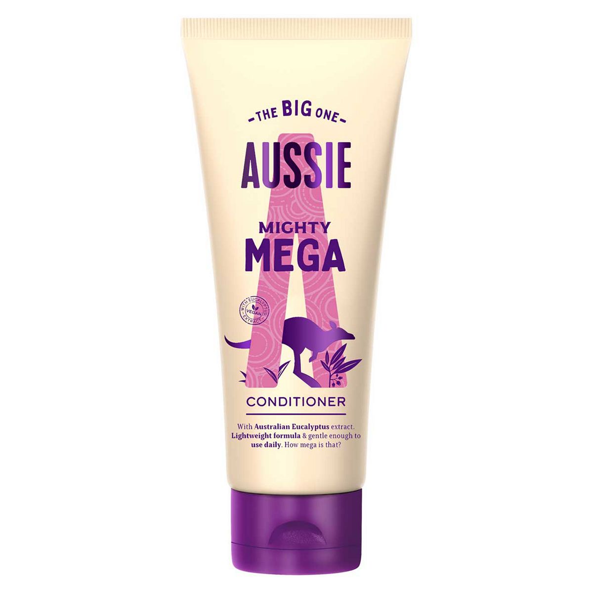 Aussie Mighty Mega Conditioner - Vegan - Lightweight & Gentle - For Soft & Shiny Hair, 350ml GOODS Boots   