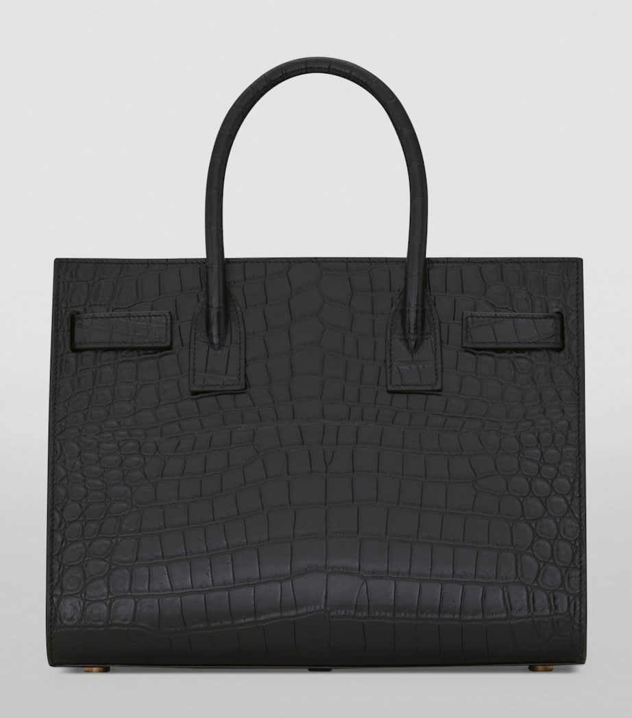 Saint Laurent Sac de Jour croc-embossed leather tote (British brand)