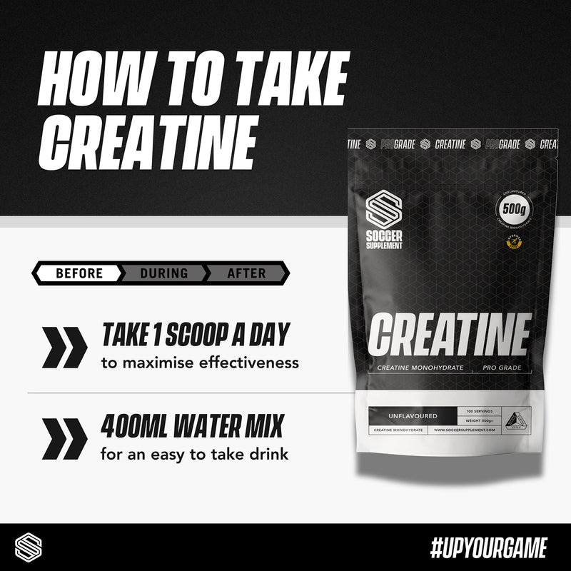 Creatine Monohydrate powder supplement - British product