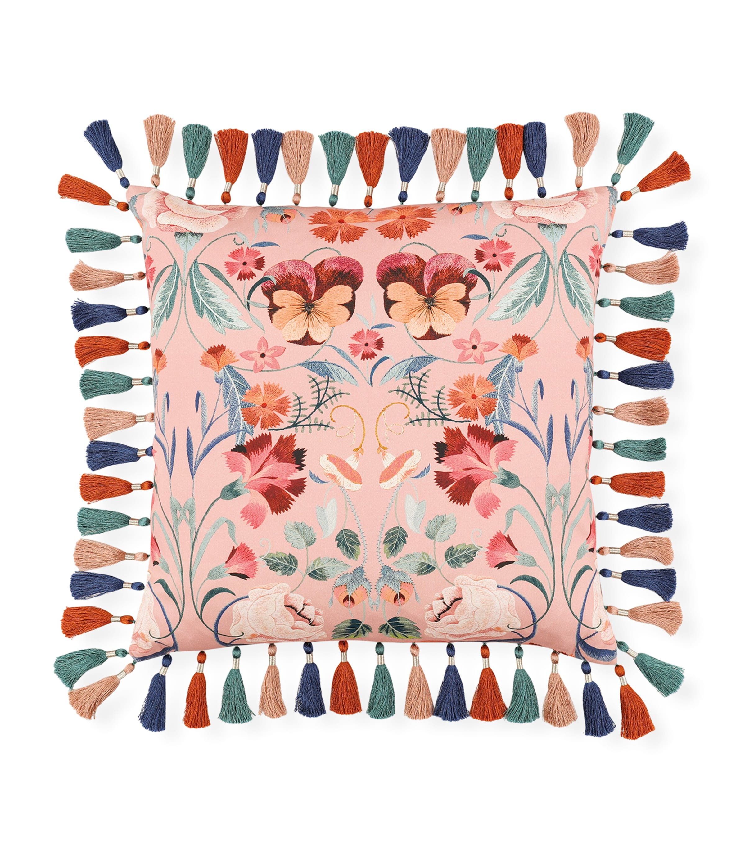 Romo velvet Bonita Rosa cushion 50cm x 50cm, imported from the UK