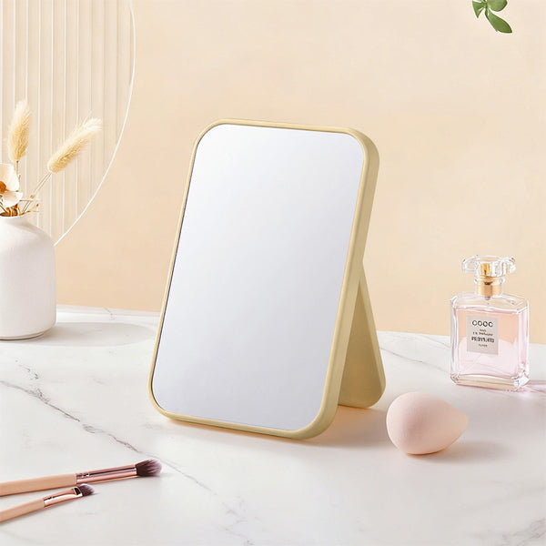 Livingandhome Foldable Protable Tabletop Mirror