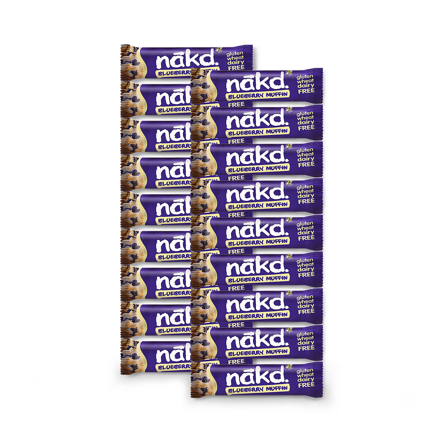 Nakd Raw Fruit Nut Blueberry Muffin Bars 18 x 35g