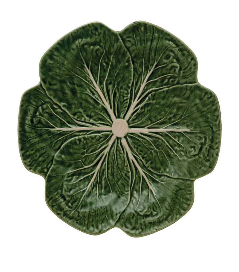 Bordallo Pinheiro cabbage dinner plate 26.5cm - British product