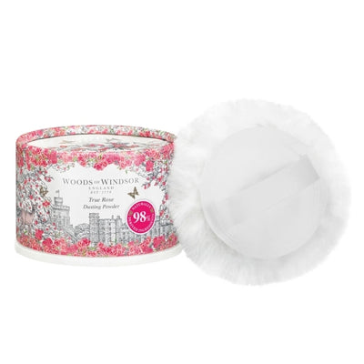 Woods of Windsor Dusting Powder True Rose Scent 100g